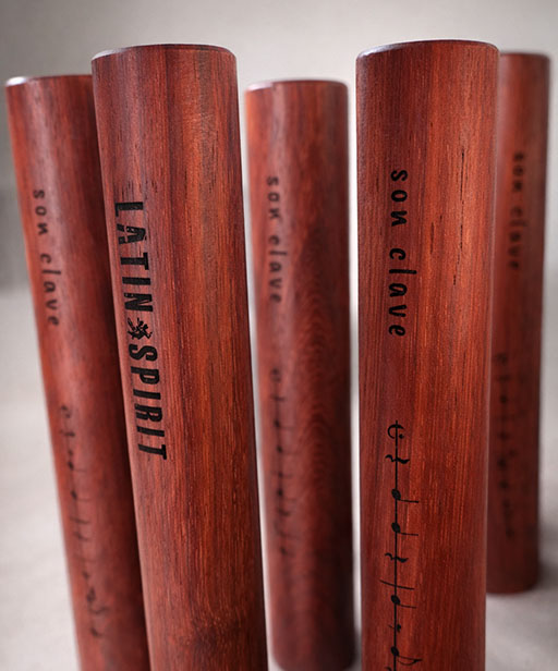 Percussion Salsa Clave Set Latin Spirit